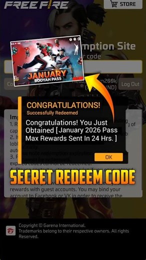 FREE FIRE REDEEM CODE TODAY 1 JANUARY |FF REWARDS REDEEM CODE | FF REDEEM CODE TODAY 1 JANUARY