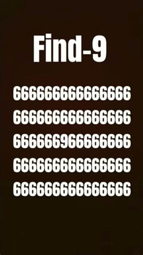 Test Your Observation Skills With This FAST Number Game! #shorts