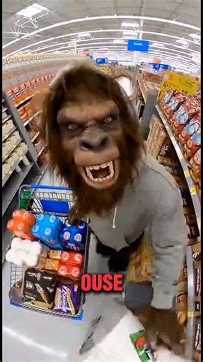 Bigfoot Shops at Walmart!#shopping #vlog #povs #funny #shorts