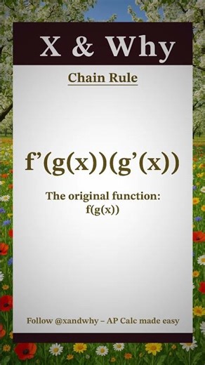Chain Rule | AP Calculus Review Poster