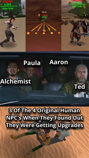 Block Story POV: 3 Of The 4 OG NPC's Finding Out They Got Upgraded #blockstory #gaming #rpg #sandbox