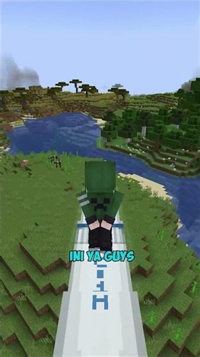 ada rocket alien di Minecraft