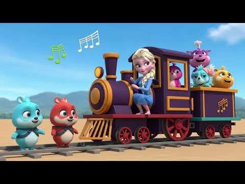 Toot-Toot Tunes on Elsa’s Happy Animals Train 🚂🎵