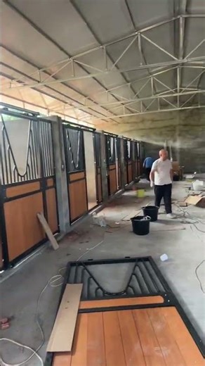 The Ultimate Space-Saving Horse Stall Door: Slides AND Swings Open! | DB Stable