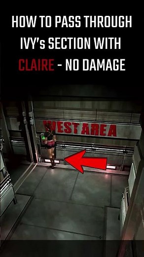 How to pass through "IVY's Section" no damage with Claire in Resident Evil 2 (1998).
