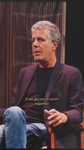 Anthony Bourdain Be kind to your servers | No Reservations