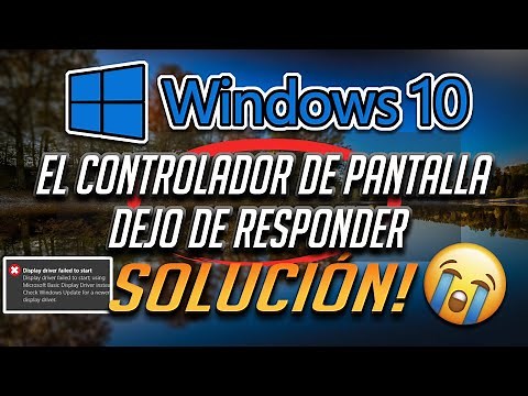 Solucion Error "El Controlador de Pantalla Dejo de Responder y Se Recupero" en Windows 10/8/7