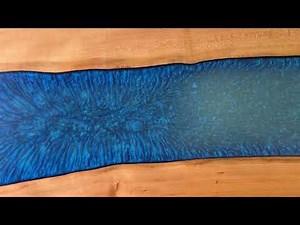 how to make an epoxy river table step by step