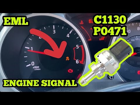 Nissan P0471 P0470 P1525 Pressure Before Turbine 1.5 Diesel