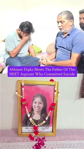 CJP Founder Abhijeet Dipke Meets Family Of NEET-Aspirant Who Took Her Own Life