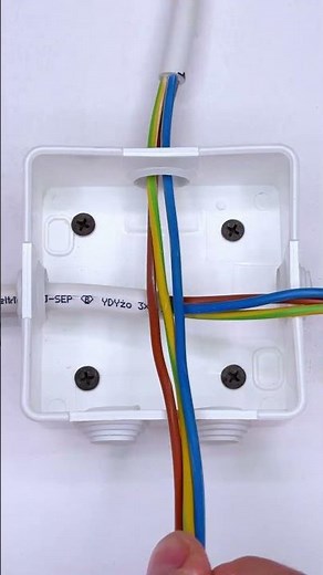 How to Connect Wires in a Junction Box (3 Wires) - Fast, Safe Method #shorts