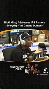 15K views · 94 reactions | #RumorReport #NickiMinaj addresses the alleged Tax rumors!  ⬆️ . : @breakfastclubam  | Breakfast Club | Facebook