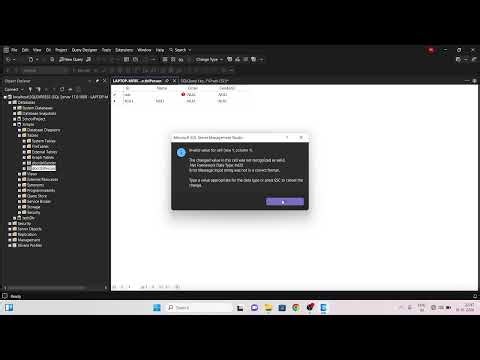 Part 2 Create and Working With table MS SQL