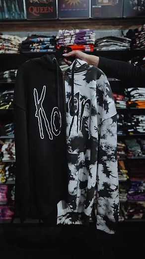 available online or run to stores 🏃 new @Korn hoodie is here #hottopicfinds #bandmerch #korn