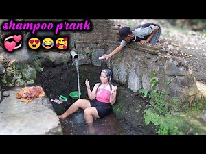 shampoo prank 🔴 1jt viwers