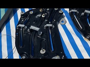 2005-2009 S197 Mustang Convertible rear quarter window assembly guide