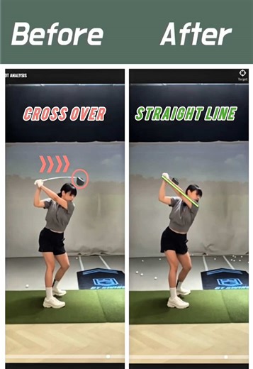 💊 Lesson Summary 💊 골프스윙은 대각선 라인을 만들어야 일관성과 비거리를 동시에 확보할 수 있습니다. 백스윙에서 몸통을 과하게 비틀면 크로스오버가 발생하기 쉽기 때문에 팔의 위아래 움직임으로 자연스럽게 탑을 만들어 주세요. ⸻ A consistent golf swing comes from building a diagonal line. Over-twisting your torso in the backswing often leads to crossover and inconsistency. Use the natural up-and-down movement of your arms instead, and you’ll create a stable and powerful top position. ⸻ 高爾夫揮桿需要建立「斜線軌道」， 這樣才能同時提升穩定性與距離。 上杆時如果身體扭得太過，容易出現 crossover。 利用手臂上下動作，自然形成正確的上杆頂點。 ⸻ ゴルフスイングは、斜めのラインを作