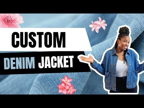 How to Make a Custom Denim Jacket with Cricut (Vinyl & Fabric Appliqué)