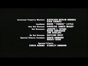 Speed (1994) End Credits (RetroPlex 2024)