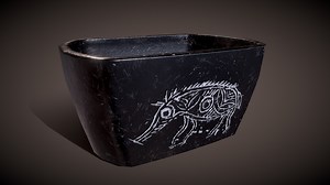 Pig pottery bowls/food containers/Neolithic - Buy Royalty Free 3D model by CG Digital art (@Faried_Lee)