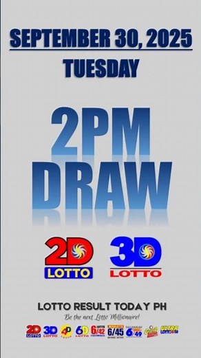 EZ2 SWERTRES RESULT TODAY SEPTEMBER 30 2025 HIGHLIGHTS | 2PM DRAW SUMMARY #shorts