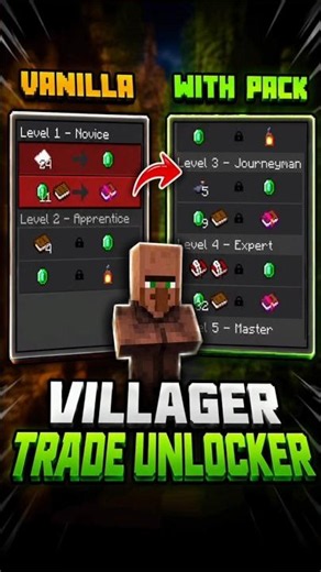 This Villager Trade Unlocker mod lets you see every villager trade without leveling them up! 🔥