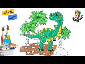 How to colouring and drawing the dragon | Coloring Bliss