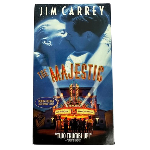 The Majestic VHS Jim Carrey 2001 Family Drama Movie 152 Min Bonus Scenes PG - Etsy UK