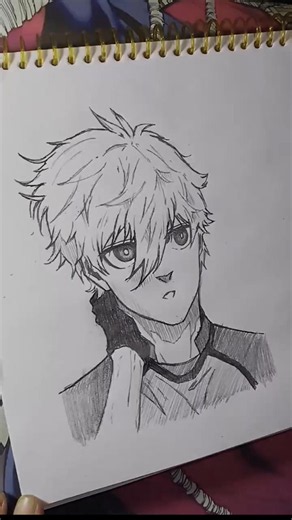 draw to nagi seishiro 🔥 full tutorial#foryou#viralshort