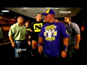WWE RAW 10/4/10 John Cena & Nexus Backstage Segment HD