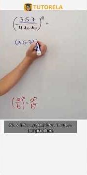 Simplify and Solve: (3×5×7)/(4×8×10)^5 Explained #Math #ExponentsRules #PowersOfAFraction