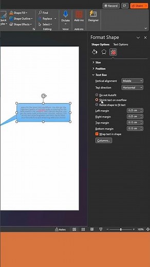 How to insert the text 📝 inside the shape 🔵🔺 in Microsoft PowerPoint 💻🖥️ #microsoft #powerpoint