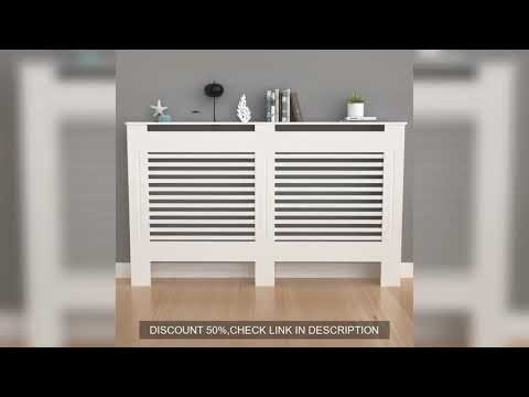 36.2 Inch Tall Large Radiator Cover Horizontal Vertical Cabinet Mdf Grill Shelf S/M/L/XL