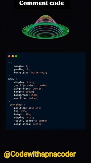 Mind-Blowing Circle Animation Using HTML & CSS 😱✨ #shorts #coding #webdevelopment #css