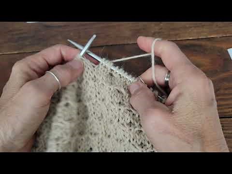 1-over-1 (1/1) cables without cable needle - left twist, right twist, mock cables, twisty method