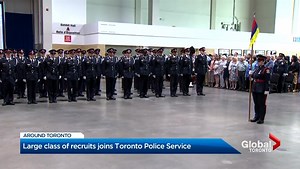 Toronto Police Service graduated its largest class of police recruits in years
