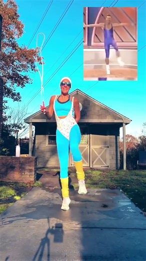 #aerobics #80s #workout #retro #style #fitness