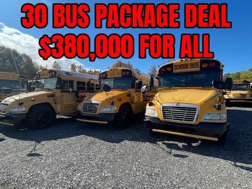 30 MATCHING UNITS BUS FLEET FOR SALE Blue Bird CUMMINS | eBay