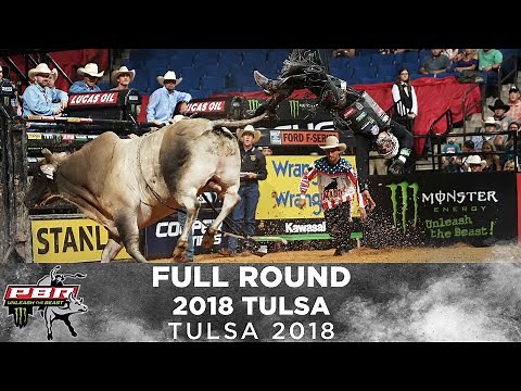 FULL ROUND: All The Wrecks, Top Rides, and Top Bulls of The Second Round of Tulsa | 2018