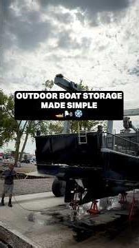 Outdoor Boat Storage Made Simple | Full-Service Winter Storage at Humbug Marina 🚤❄️