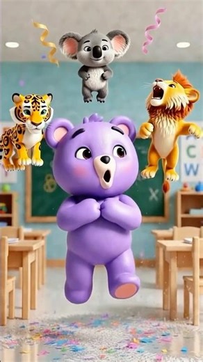 ABC Bubble Pop 🫧💥 | A to Z Animals for Kids | #abcsong #kidsshorts