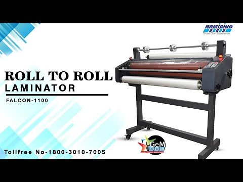 Roll to Roll Lamination Machine Falcon-1100 | Best Lamination Machine How to install and use