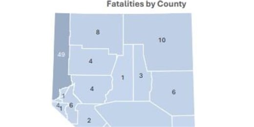 Nevada’s 2025 fatal crash statistics drop