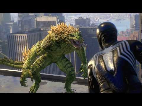 Spider Man 2 Venom Vs Lizard Chase FIght ULTRA Realistic Graphics Gameplay 4K 60FPS HDR