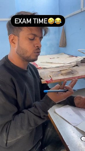 Exam time 😂🤣😅🤣 #FacebookPage #facebookpost #funny #fun #trending #reelsvideo #reelsinstagram #trendingreels #comedy | Aman_chouhan_4