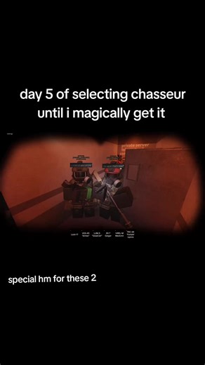 Selecting Chasseur in Roblox: Day 5 Journey