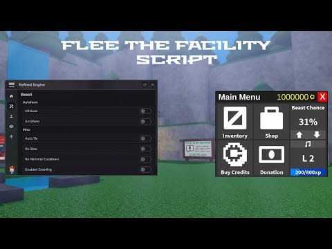 *NEW* Flee the Facility Script (PASTEBIN 2025) (GIVE BEAST CHEATS, AUTOFARM, SLOW BEAST, SPEED)