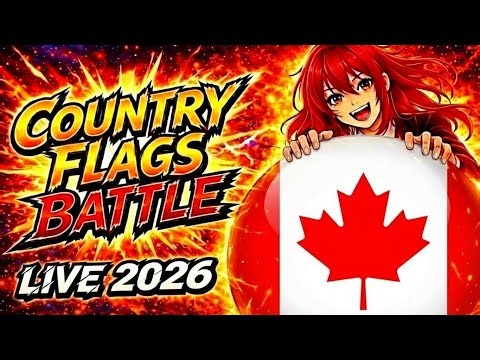 CANADA WON | FLAG SURVIVAL LIVE 🚩 | Type Your Country | LAST ONE WINS