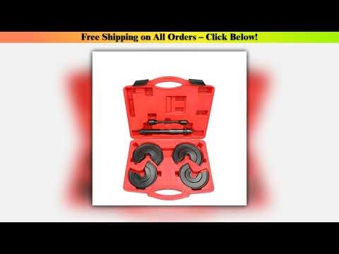 Strut Tool A-arm Coil Spring Compressor Telescopic Repair Tool Kit Rear Shock Absorber Spring