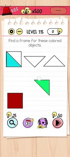 brain test level 115 | #shorts